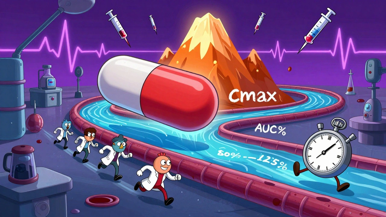 Cmax and AUC in Bioequivalence: What Peak Concentration and Total Exposure Really Mean